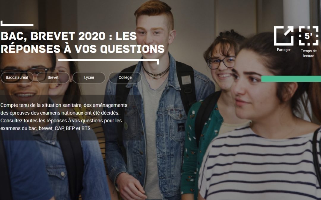 Diplôme national du brevet : aménagements pour la session 2020