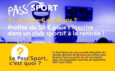 Pass Sport : une allocation de 50€ par enfant pour l’inscription dans un club sportif