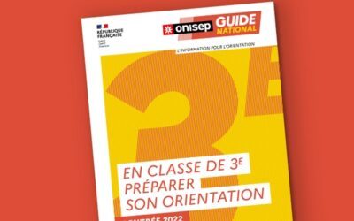 Téléchargez le guide de l’ONISEP « En classe de 3e, préparer son orientation »