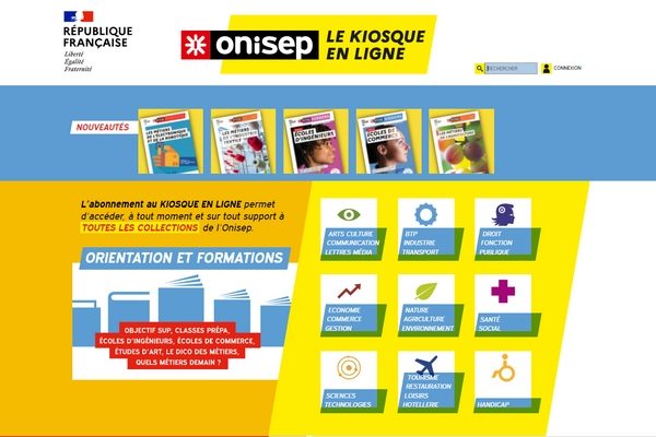 Toutes les publications de l’ONISEP accessibles en ligne