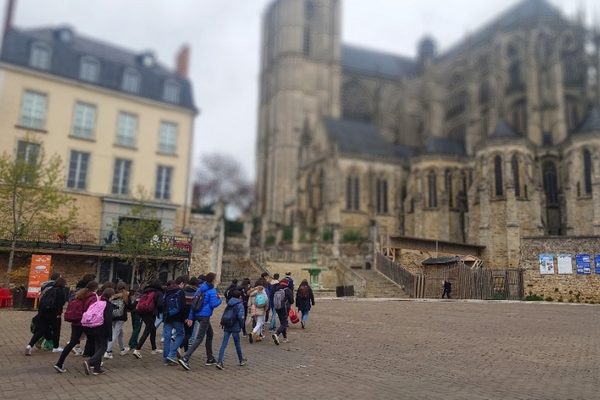 Les élèves latinistes à la découverte de l’histoire du Mans