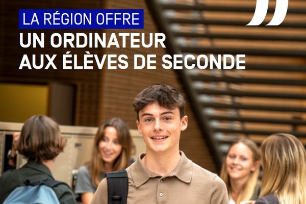 La Région des Pays de la Loire fournit un ordinateur portable à chaque élève de seconde et de première année de CAP