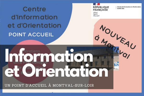 Ouverture d’un centre d’information et d’orientation à Montval-sur-Loir