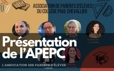 Présentation de l’APEPC : Association des Parents d’Élèves du Collège Paul Chevallier